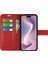 iPhone 16 Pro Max Buzağı Dokulu Pu Deri Folyo Kapaklı Cüzdan Telefon Kılıfı (Yurt Dışından) 2