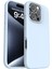 iPhone 16 Pro Max Ince Darbeye Dayanıklı Pc+Sıvı Silikon Telefon Kapağı (Yurt Dışından) 1