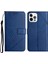 iPhone 16 Pro Deri Cüzdan Telefon Kılıfı (Yurt Dışından) 1