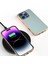 iPhone 16 Pro Max Elektro Kaplama Kenar Pu Deri Kaplamalı Tpu+Pc Telefon Kapağı (Yurt Dışından) 4