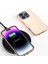 iPhone 16 Pro Elektro Kaplama Kenar Pu Deri Kaplamalı Tpu+Pc Telefon Kapağı (Yurt Dışından) 4