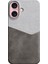 iPhone 16 Pu Deri Kart Yuvası Kumaş Dokusu Sert Pc Telefon Kapağı (Yurt Dışından) 1