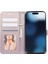 iPhone 16 Pro Flip Cüzdan Deri Telefon Kılıfı (Yurt Dışından) 3