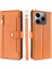 Tecno Spark 20 Pro Fermuarlı Cep Pu Deri Telefon Cüzdan Kapak Omuz Bilek Askıları ile (Yurt Dışından) 1
