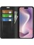 iPhone 16 Pro Pu Deri Cüzdan Folyosu Flip Telefon Kapağı (Yurt Dışından) 4