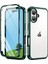 iPhone 16 Çift Taraflı Temperli Cam+Silikon+Tpu Tam Korumalı Telefon Kılıfı (Yurt Dışından) 3