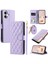 iPhone 16 Plus Eşkenar Dörtgen Izgara Pu Deri Cüzdan Crossbody Telefon Kılıfı (Yurt Dışından) 1