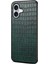iPhone 16 Timsah Dokulu Deri Kaplamalı Pc+Tpu Telefon Kapağı (Yurt Dışından) 1
