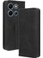 Infinix Note 30 4g / X6833B / X6716B Manyetik Kapanış Telefon Kabuğu Retro Pu Deri Kapak Stand Cüzdan Kabuğu (Yurt Dışından) 1