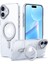 iPhone 16 Manyetik Tpu+Akrilik Kickstand Telefon Kapağı (Yurt Dışından) 1