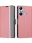 Infinix Hot 12 Pro 4g Slim Tpu+Pu Deri Kılıf Kart Tutucu Stand Twill Doku Telefon Kapağı (Yurt Dışından) 1