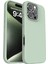 iPhone 16 Pro Max Ince Darbeye Dayanıklı Pc+Sıvı Silikon Telefon Kapağı (Yurt Dışından) 1