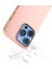 iPhone 16 Pro Elektro Kaplama Kenar Pu Deri Kaplamalı Tpu+Pc Telefon Kapağı (Yurt Dışından) 3