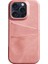 iPhone 16 Pro Max Çift Kart Yuvaları Deri Kaplamalı Pc Sert Telefon Kapağı (Yurt Dışından) 1