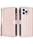 iPhone 16 Pro Fermuarlı Cüzdan Deri Telefon Kılıfı (Yurt Dışından) 1