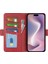iPhone 16 Pro Deri Cüzdan Folyosu Kapaklı Koruyucu Telefon Kapağı (Yurt Dışından) 4