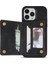iPhone 16 Pro Fermuarlı Cep Cüzdanı Kickstand Telefon Kapağı (Yurt Dışından) 5