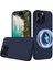 iPhone 16 Pro Max Manyetik Koruyucu Sıvı Silikon Telefon Kapağı (Yurt Dışından) 1