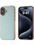 iPhone 16 Plus Elektro Kaplama Kenar Pu Deri Kaplamalı Tpu+Pc Telefon Kapağı (Yurt Dışından) 1