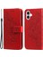 iPhone 16 Plus Çizilmez Deri Cüzdan Standlı Telefon Kapağı (Yurt Dışından) 1