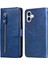 iPhone 16 Plus Pu Deri Kart Yuvaları Fermuarlı Cep Telefonu Kapağı (Yurt Dışından) 1