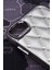 iPhone 7 Plus / 8 Plus Uyumlu Baklava Desenli Pırlanta Taşlı Sert Kapak Kılıf Gri 3