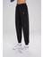 Active Lastikli Paça Siyah Jogger Spor Pantolonu Eşofman Altı Act-1 2