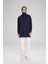 Yumuşak Dokulu Kapüşonlu Lacivert Basic Günlük Sweatshirt Act-23 3