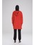 Yumuşak Dokulu Reglan Kapüşonlu Fermuarlı Kırmızı Basic Günlük Sweatshirt Act-12 2