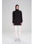 Yumuşak Dokulu Oversize Siyah Basic Günlük Sweatshirt Act-14 1