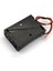 3lü Aaa Pil Kutusu Yuvası Ince Küçük Tip 3 Tane 1.5V Pil Dc 4.5V Plastik Pil Tutucu 14CM Kablo Oyuncak Araba Robot 1