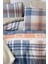Lastikli Çarşaflı Tek Kişilik Nevresim Takımı Plaid 4