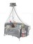(Yatak Hediyeli) Coolstyle Maxi Cibinlikli Dönenceli Anne Yanı Park Yatak 70X110CM + Yatak 3
