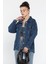 Oversize Kadın Jean Kot Ceket 1