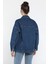 Oversize Kadın Jean Kot Ceket 3