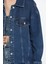 Oversize Kadın Jean Kot Ceket 4
