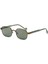 Java C4 52 Unisex Dikdörtgen Bronz Metal Güneş Gözlüğü 1
