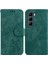 Infinix Hot 50 5g Yeşil Için Kabartmalı Deri Kılıf (Yurt Dışından) 1