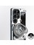 Galaxy S25 Ultra Kılıf Magsafe Uyumlu Youngkit 360 Standlı Starship Serisi Kapak Beyaz 2