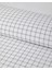 Simple Checks Kolay Ütülenir Çift Kişilik Nevresim Takımı 200 x 220 cm Gri 4