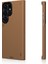 Galaxy S23 Ultra Kılıf Magsafe Uyumlu Mat Deri Desenli Youngkit Tech Fashion Kapak Kahverengi 5