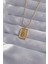316L Çelik Zincir Gold Renk Zirkon Taşlı Göz Figür Tarot Kolye - TJ-BKO9017 1