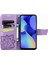 Tecno Spark 10 Pro Açık Mor Için Kabartmalı Deri Kılıf (Yurt Dışından) 3