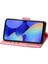 Tecno Spark 10 Pro Pembe Için Kabartmalı Deri Kılıf (Yurt Dışından) 4