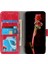 Sony Xperia Için Retro Crazy Horse Doku Pu Kılıfı 5 Iv Kırmızı (Yurt Dışından) 3