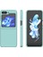 Samsung Galaxy Z Flip5 Koyu Yeşil Için Silikon Katlanır Telefon Kılıfı (Yurt Dışından) 2