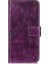 Sony Xperia Için Retro Crazy Horse Doku Pu Kılıfı 5 Iv Mor (Yurt Dışından) 2