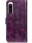 Sony Xperia Için Retro Crazy Horse Doku Pu Kılıfı 5 Iv Mor (Yurt Dışından) 4