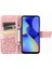 Tecno Spark 10 Pro Pembe Altın Için Kabartmalı Deri Kılıf (Yurt Dışından) 3