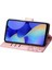 Tecno Spark 10 Pro Pembe Altın Için Kabartmalı Deri Kılıf (Yurt Dışından) 4